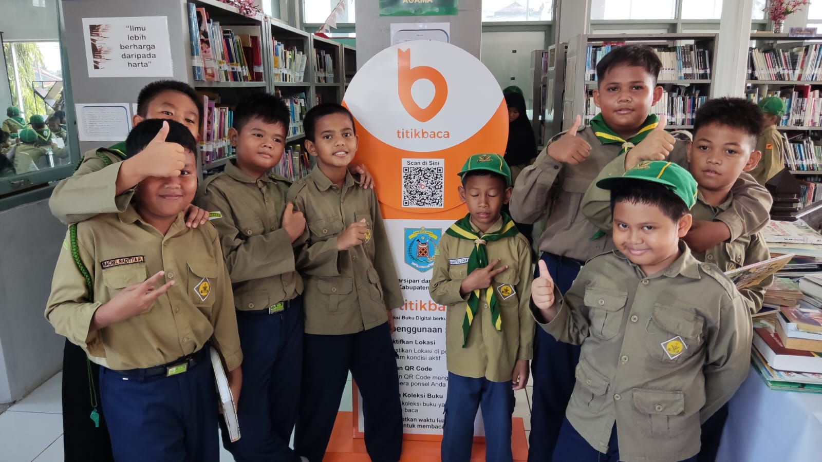 Meningkatkan Minat Baca dan Wawasan, SD Muhammadiyah Tanah Grogot Lakukan Tour Studi Sekolah ke Perpustakaan Daerah dan Arsip Kabupaten Paser